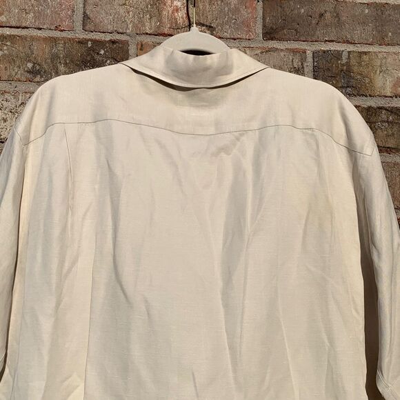 Take 50% OFF- Daniel Cremieux Classic Light Tan Button-Up Shirt, Size-XL - Picture 12 of 12